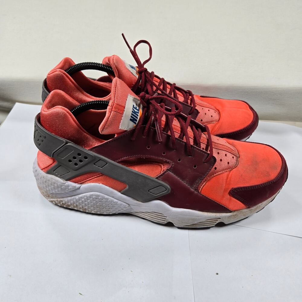 Nike‎ Air Huarache "Red Coal" Athletic Shoe Men's Size 12
